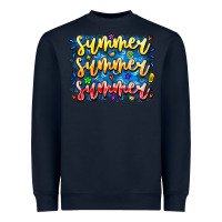 Navy Summer Summer Summer Heavyweight Sweatshirt - CowhideDigitalArt