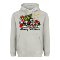Moon Dust merry christmas gnomes truck Heavyweight Hoodie - BarkalooDesign