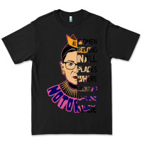 Black RBG Ruth Bader Ginsburg Women Belong In All Places Premium Tee - Bettercallsaul