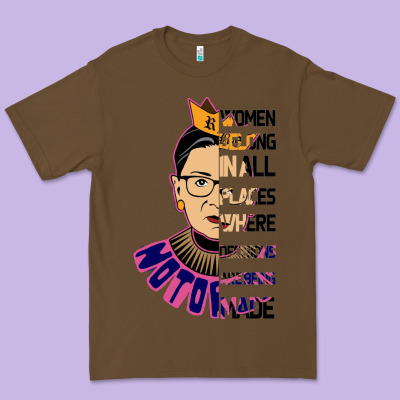 Rbg Ruth Bader Ginsburg Women Belong In All Places Premium Tee Designed By Bettercallsaul