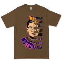 Cacao RBG Ruth Bader Ginsburg Women Belong In All Places Premium Tee - Bettercallsaul