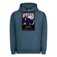 Pigment Midnight Navy Lost in Translation Poster GIFT Urban Hoodie - trangStudio