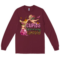 Burgundy cupids brewıng  company olivia Long Sleeve Tee - OliviaCreatesArt