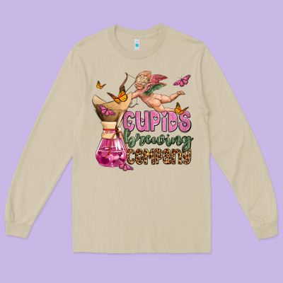 Cupids Brewıng  Company Olivia Long Sleeve Tee Designed By Oliviacreatesart