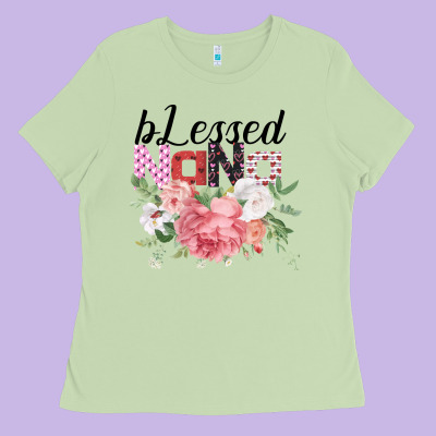 Blessed Nana Gifts For Nana Or Grandma Ladies Tee Designed By Bettercallsaul