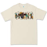 Bone Western mini black highland calf Premium Tee - RanaPortraitStore