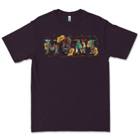 Plum Western mini black highland calf Premium Tee - RanaPortraitStore