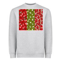 Heather Grey summer fruits Heavyweight Sweatshirt - CowhideDigitalArt
