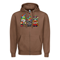 Chestnut autism gnomies Zipper Hoodie - RacoonDesign