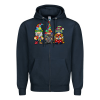 Navy autism gnomies Zipper Hoodie - RacoonDesign