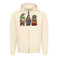 Sandshell autism gnomies Zipper Hoodie - RacoonDesign