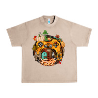 French Oak hello fall gamer Urban Heavy Tee - CowGirlArtShop
