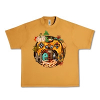 Peanut Butter hello fall gamer Urban Heavy Tee - CowGirlArtShop