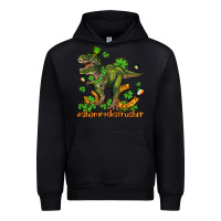 Black shamrockscrusher t rex and horseshoe Urban Hoodie - AdoDesignShop