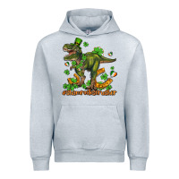 Heather Grey shamrockscrusher t rex and horseshoe Urban Hoodie - AdoDesignShop