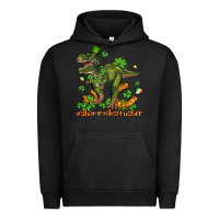 Pigment Black shamrockscrusher t rex and horseshoe Urban Hoodie - AdoDesignShop