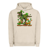 Pigment French Oak shamrockscrusher t rex and horseshoe Urban Hoodie - AdoDesignShop