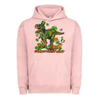 Pigment Salmon shamrockscrusher t rex and horseshoe Urban Hoodie - AdoDesignShop