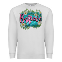 Dove Grey breast cancer believe Premium Sweatshirt - BarkalooDesign