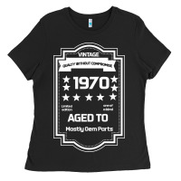 Black vintage quality without compromise 1970 Ladies Tee - Bettercallsaul