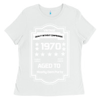 White vintage quality without compromise 1970 Ladies Tee - Bettercallsaul