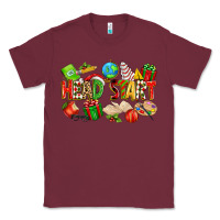 Burgundy christmas head start Classic Tee - texasbilliewilder
