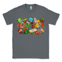 Charcoal Heather christmas head start Classic Tee - texasbilliewilder