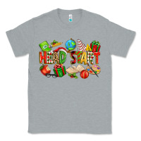 Heather Grey christmas head start Classic Tee - texasbilliewilder