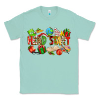 Seafoam christmas head start Classic Tee - texasbilliewilder