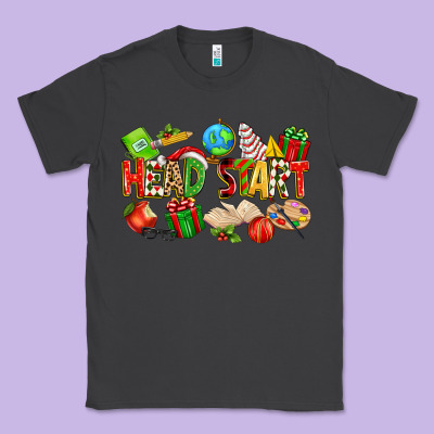 Christmas Head Start Classic Tee Designed By Texasbilliewilder