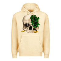 Pina Colada St patrick's day Skull with clovers Premium Hoodie - Jasminsmagicworld