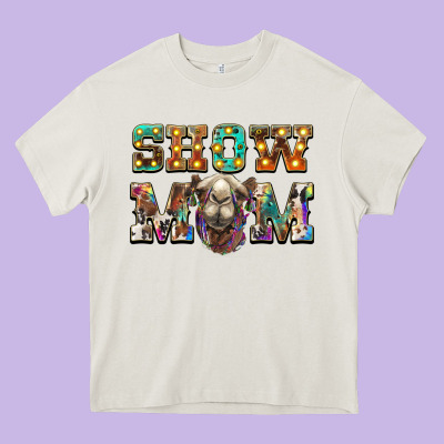 Show Mom Camel Heavy Core Tee Designed By Barkaloodesign