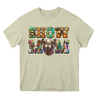 Mossy show mom camel Heavy Core Tee - BarkalooDesign