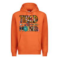 Carrot Tired As a Mother Premium Hoodie - CowhideDigitalArt
