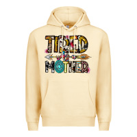 Pina Colada Tired As a Mother Premium Hoodie - CowhideDigitalArt