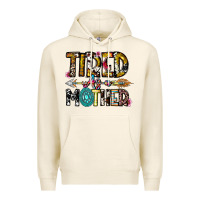 Tofu Tired As a Mother Premium Hoodie - CowhideDigitalArt