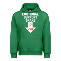 Emerald Mens Crude Humor Inappropriate Emotional Support Snake Halloween Urban Hoodie - trangStudio
