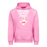 Fuchsia Pink Mens Crude Humor Inappropriate Emotional Support Snake Halloween Urban Hoodie - trangStudio