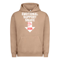 Pigment Burro Mens Crude Humor Inappropriate Emotional Support Snake Halloween Urban Hoodie - trangStudio