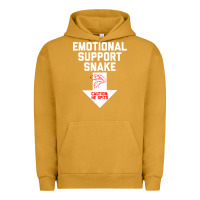 Pigment Peanut Butter Mens Crude Humor Inappropriate Emotional Support Snake Halloween Urban Hoodie - trangStudio