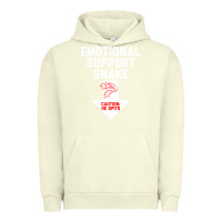 Pigment Pistachio Mens Crude Humor Inappropriate Emotional Support Snake Halloween Urban Hoodie - trangStudio