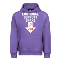 Tulip Mens Crude Humor Inappropriate Emotional Support Snake Halloween Urban Hoodie - trangStudio