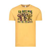 Vintage Mustard im just here for the crawfish Vintage Tee - CowGirlArtShop