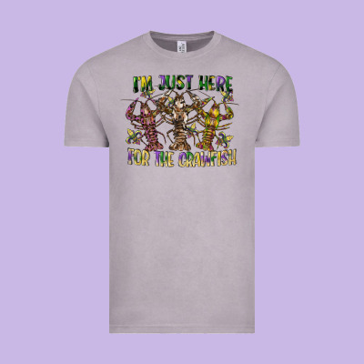 Im Just Here For The Crawfish Vintage Tee Designed By Cowgirlartshop