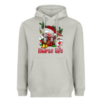 Moon Dust christmas nurse life gnome Heavyweight Hoodie - BarkalooDesign