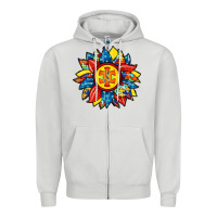 Dove Grey autism sunflower Zipper Hoodie - RacoonDesign