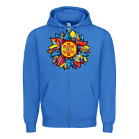 True Royal autism sunflower Zipper Hoodie - RacoonDesign