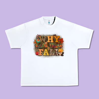 Why Hello There Fall Urban Heavy Tee Designed By Cowgirlartshop