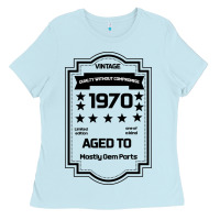 Baby Blue vintage quality without compromise 1970 Ladies Tee - Bettercallsaul