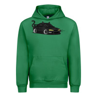 Emerald spooky halloween jdm s14 silvia 240sx black cat illustrated t shirt Urban Hoodie - trangStudio